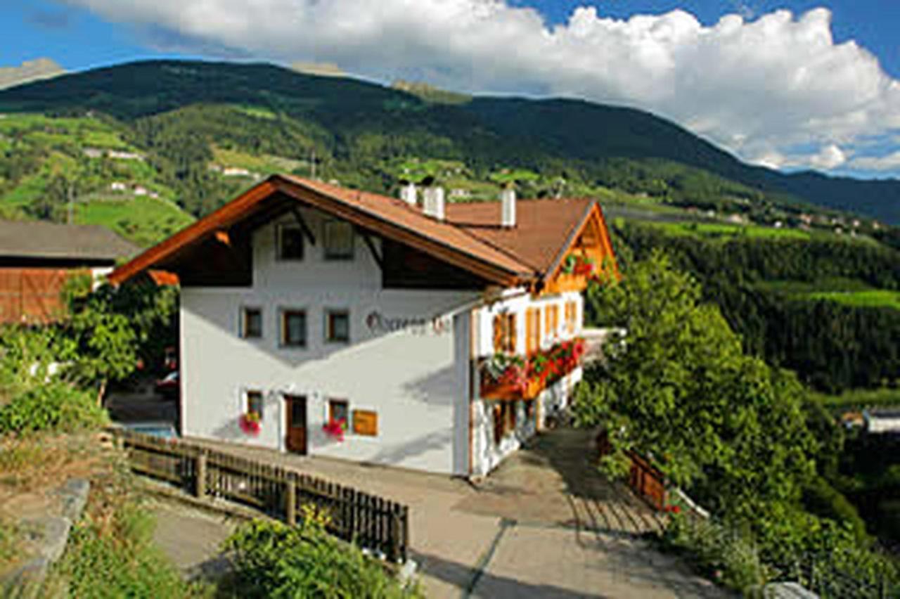 Oberegghof Ferienwohnung Garten Rifiano Buitenkant foto