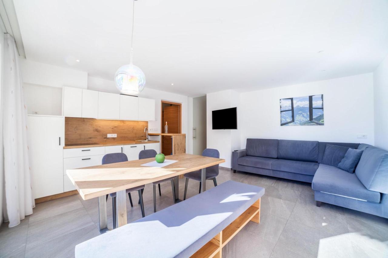 Oberegghof Ferienwohnung Garten Rifiano Buitenkant foto