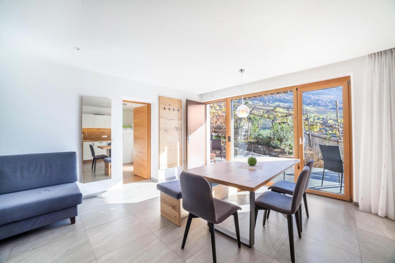 Oberegghof Ferienwohnung Garten Rifiano Buitenkant foto