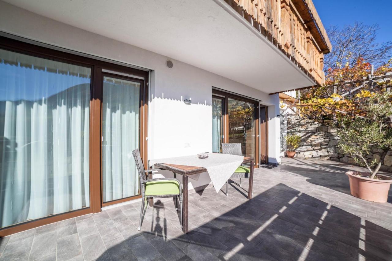 Oberegghof Ferienwohnung Garten Rifiano Buitenkant foto