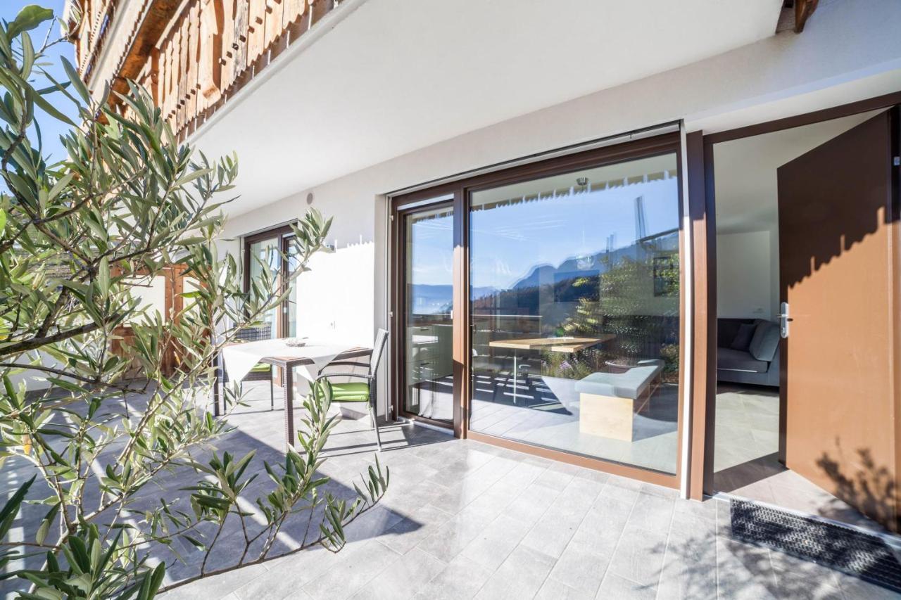 Oberegghof Ferienwohnung Garten Rifiano Buitenkant foto