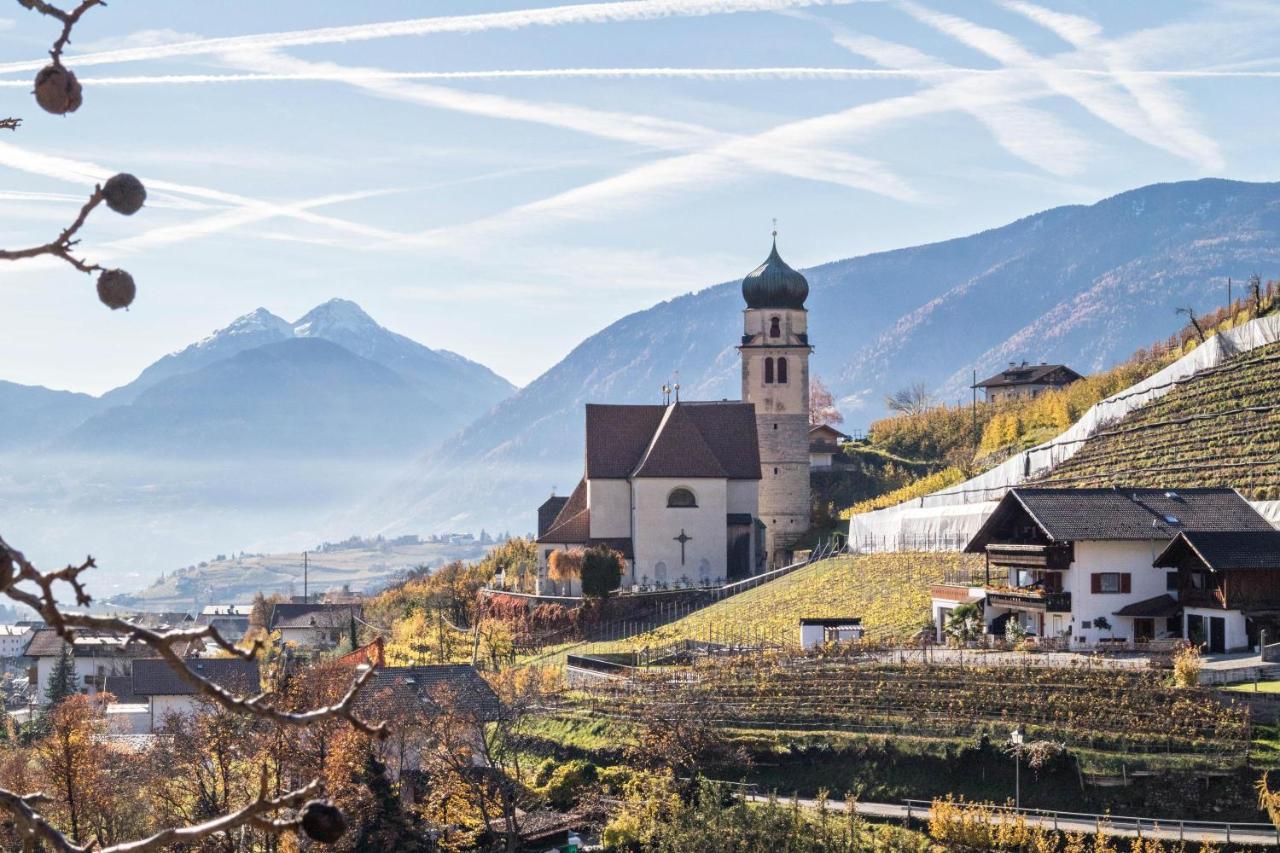 Oberegghof Ferienwohnung Garten Rifiano Buitenkant foto