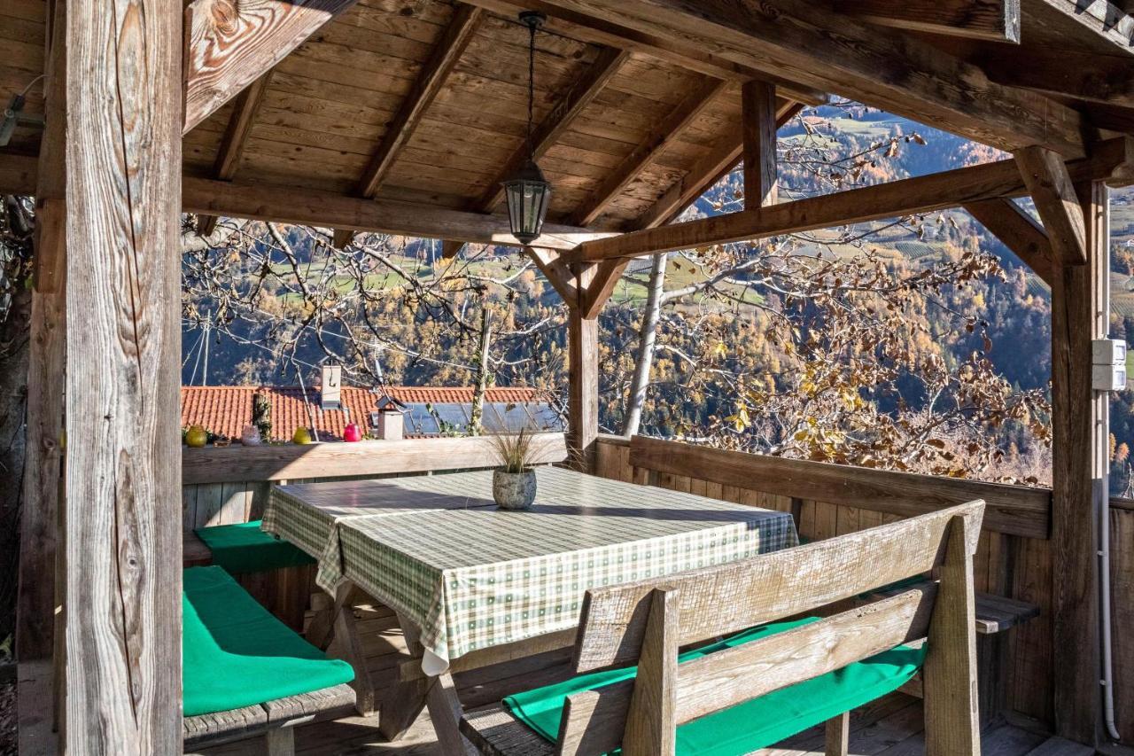 Oberegghof Ferienwohnung Garten Rifiano Buitenkant foto