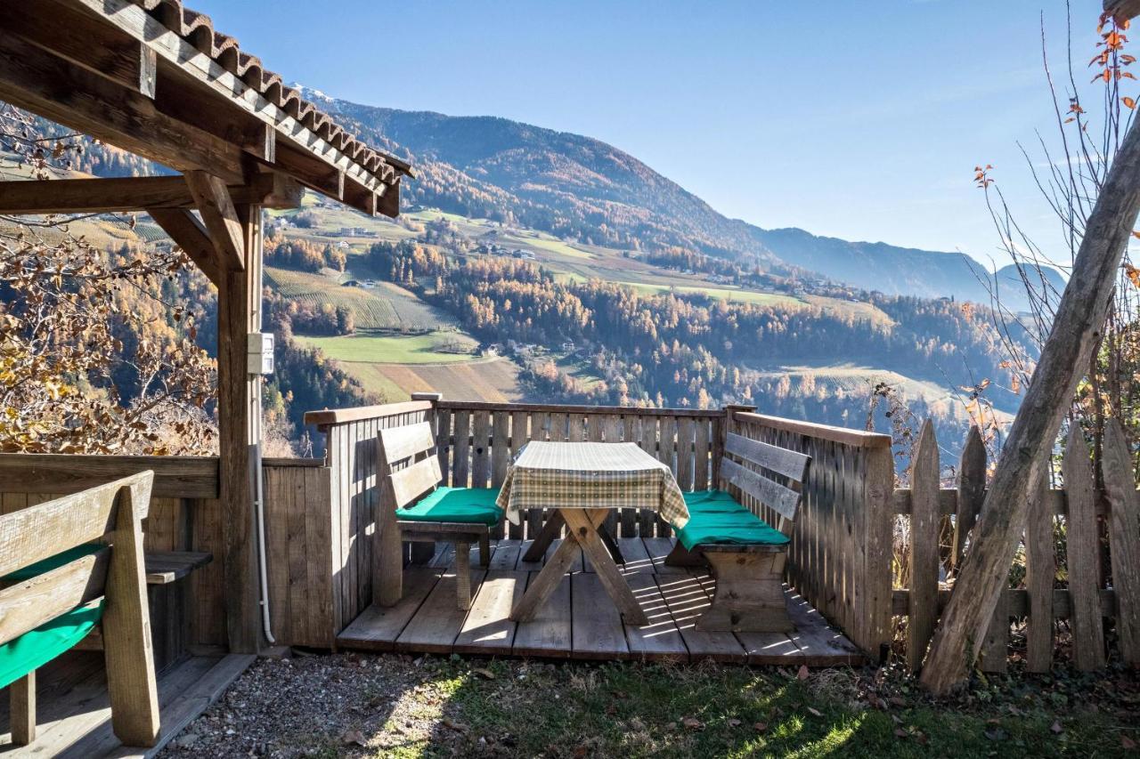 Oberegghof Ferienwohnung Garten Rifiano Buitenkant foto