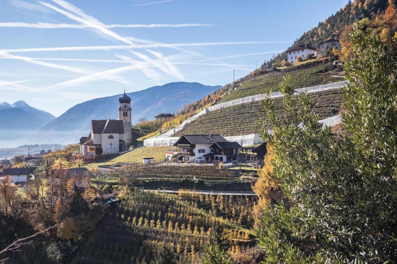 Oberegghof Ferienwohnung Garten Rifiano Buitenkant foto